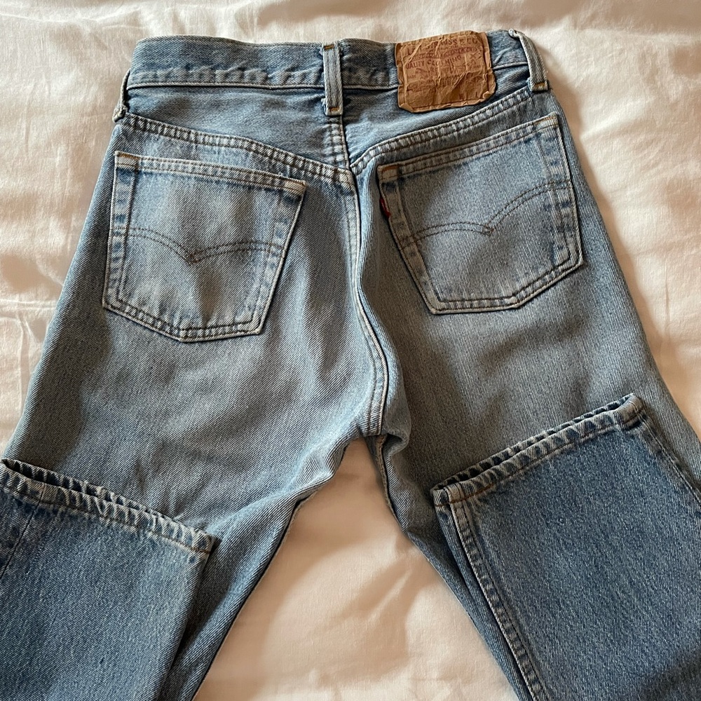 Vintage Levi Jeans Size 24 Light Wash